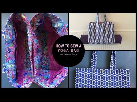 How to sew a yoga bag the Sewspire Way