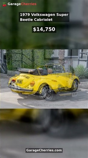 1979 Volkswagen Super Beetle Cabriolet — $14,750 | GarageCherries