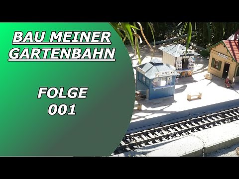 1.Bau der Garteneisenbahn Strecke bis jetzt [Gartenbahn,Garteneisenbahn,Spur G, Bau]