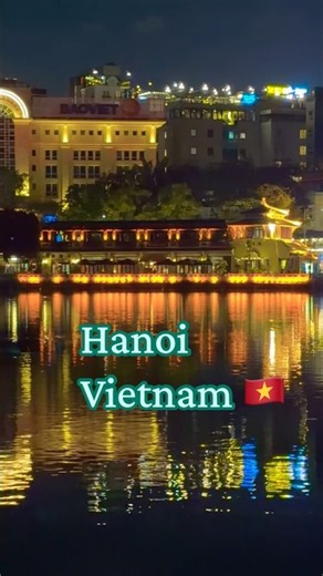 Hoan Kiem Lake #hanoi #solotravel 🇻🇳