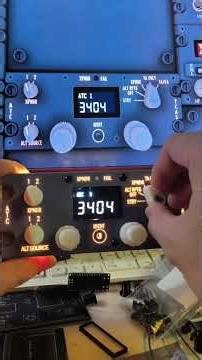 ✈️B737 Real Transponder Panel | Immersive Flight Simulation 💺