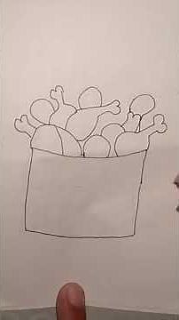 How to Draw KFC #music #recitation #shots #art #drawing #sketch #shorts #travel #trend #video #vlog