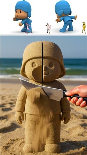 Knife Cutting Sand Pocoyo Vad Boyz #incrediboxsprunki #memes #trending