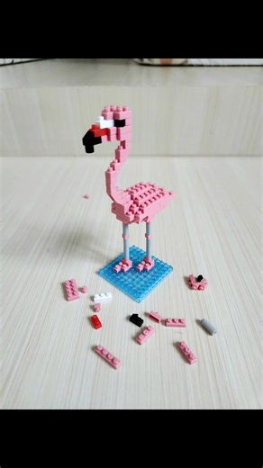 Flamingo #petitblock #block #miniblock #legoblock