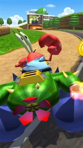 It was his hat Mr. Krabs! #mariokart #gaming #spongebob #memes #funny