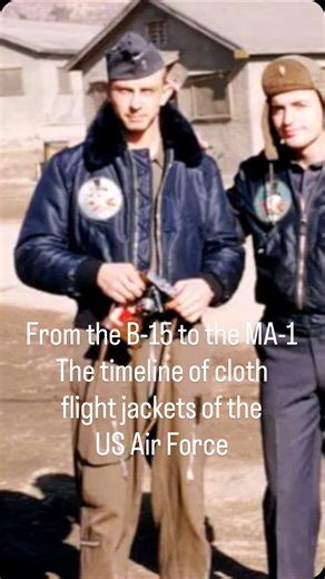 Andrew T. Wombacher on Instagram: "From the B-15 to the MA-1. A timeline of cloth flight jackets in the US Air Force. #armynavyvintage #vintage #vintagemilitary #style #military #ruggedstyle #vintagemilitarywear #flight #flightjacket #bomberjacket #usairforce #airforce #armyaircorps #armyairforce #wwii #ww2 #vintagemilitaryjacket #vintagestyle #fashion #fashionhistory #militaryaviation #militaryhistory @usairforce #alphaindustries #ma1flightjacket #b15flightjacket"
