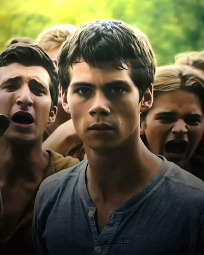 Literally iconic scene- movie name: the maze runner