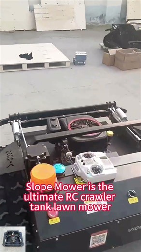 Radio controlled tracked mowing tank China manufacturer factory distributor #farming