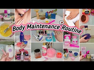 Body Maintenance Routine🚿🫧🧼( Underarms,Underlegs,Skin,Shower,Hairs,Nails,Hand&Foot)