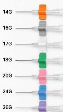 IV CANNULA COLOURS AND SIZES #cannula #ivcannulacolorandsizes #hospital #medicalstudent #nursestory