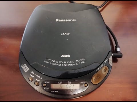 CD Player Discman Panasonic SL-S160 - Funcionando!