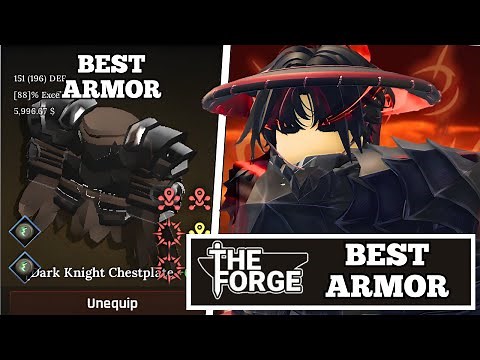 How To Make *THE BEST ARMOR* In The FORGE | The Forge Roblox