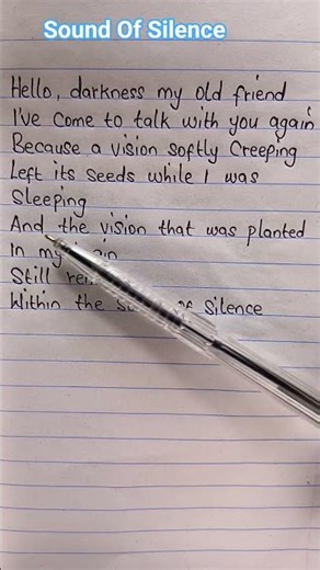 sound of silence song by Simon and Garfunkel #simon #thesoundofsilence #Garfunkel #songlyrics