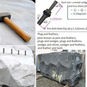 [Hot Item] Hand Stone Splitting Wedges for Breaking Rocks