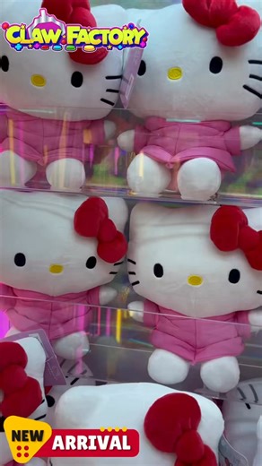 🎀 New Plush Alert! 🎀 Say hello to our adorable Hello Kitty plushies now at ClawFactory! If you love cute and cuddly, you’ve gotta check these out. 💖 Come snag yours before they’re gone! #HelloKitty #NewPlushAlert #ClawFactory #SalemOregon #CuteFinds | Claw Factory