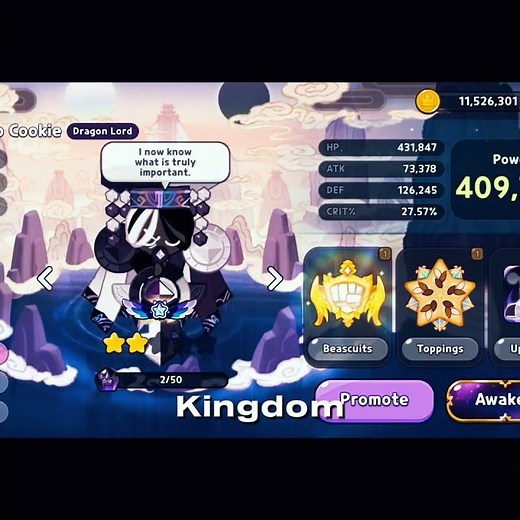 Best Build & Topping For AWAKENED DARK CACAO COOKIE In Cookie Run Kingdom!