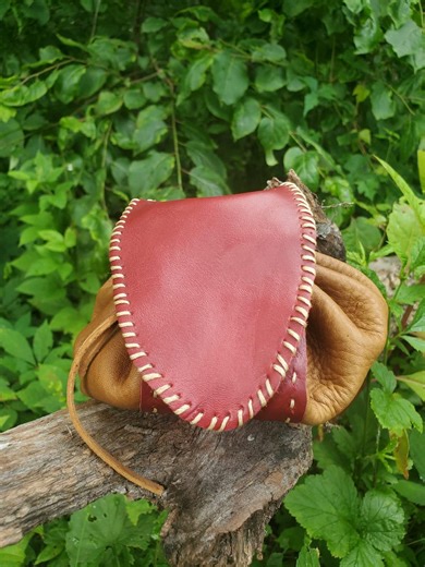 Leather Dice Bag: Renaissance Coin Pouch, Fairy Trinket Sack - Etsy