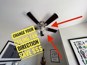 How to Change Ceiling Fan Direction for Summer & Winter