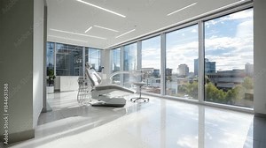 高級感が漂う、最新の歯科クリニックの内観