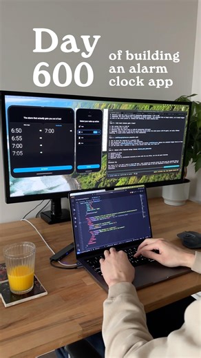 Day 600 of building an alarm clock app #doodlewake #softwareengineer #claude #code