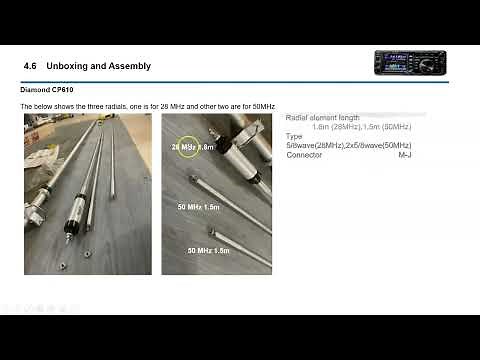 Review Diamond CP610 (10- and 6-Meter) Vertical Install & Antenna Review