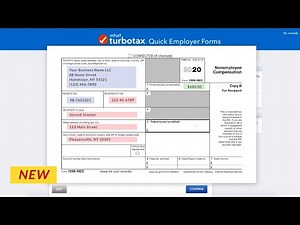 How to file the *new* Form 1099-NEC for independent contractors using TurboTax (formerly 1099-MISC)