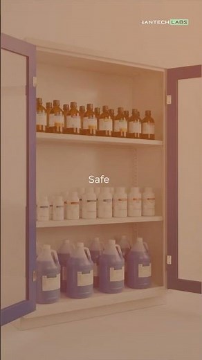 Safe Chemical Storage for Labs | PP Lab Cabinets by Santech Labs