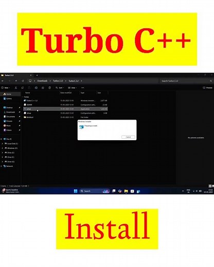 #turbo #c #installation #video #coding #trending #computer #tutorial #chatgpt #windows