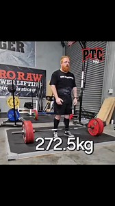 Josh pulls a PB 272.5kg in his GPC States prep at PTC | ProRaw Powerlifting