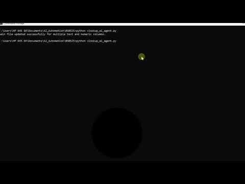 Python AI Agent for Excel VLOOKUP Automation | Save Hours of Manual Work