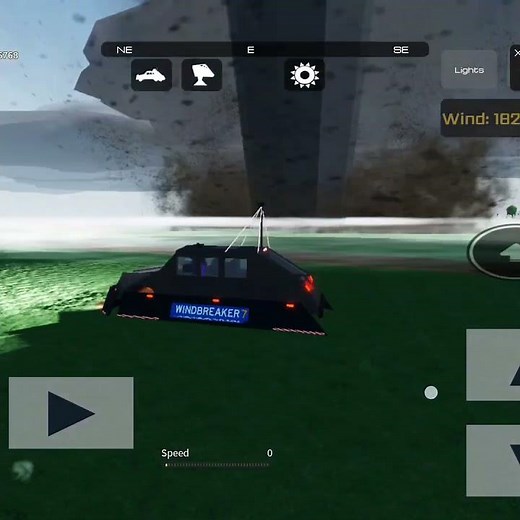 EF6 IN CAPED?! #roblox #caped #twister #stormchasing #stormchasers #tornado
