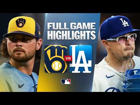 BREWERS vs. DODGERS: Official Full Game Highlights (August 13) | 2026 MLB Season