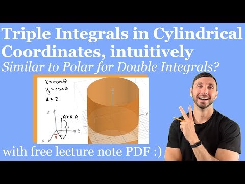 How to Solve Cylindrical Triple Integrals - Calc 3 / Multivariable Calculus Lesson & Examples