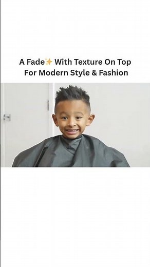 Fade With Texture Step By Step | Boys Haircut Tutorial ✂️