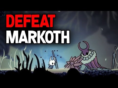 Hollow Knight- How to Beat Markoth (Flying Warrior's Grave Boss With Shields)
