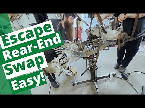 2014 Ford Escape Rear Differential Swap Without Removing Wheel Bearings