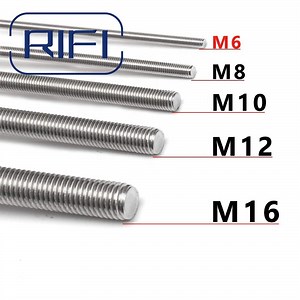 [Hot Item] 6mm-12mm Electro Galvanized 2 Meter 3 Mater Gi Thread Rod / Gi Thread Bar