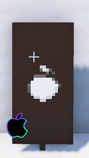 Create an Apple Logo Banner in Minecraft Tutorial