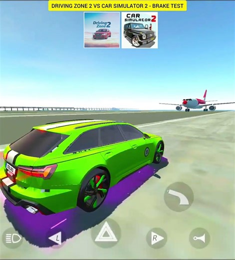 Driving Zone 2 Vs Car Simulator 2 x Car Brake Test? #carsimulator2 #drivingzone2 #cargames #cpm