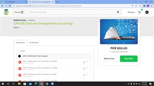 Dear CAF Students, Kindly Register yourself for Online Portal through this link ; https://saylani-lms.techsol360.com/ For Registration Process and payment procedure please watch below Tutorial Video for your assistance. Note : All Lectures will be provided "FREE OF COST" while only Portal Service Charges will be applicable for each Individual Student on per subject basis. Regards, Management | Saylani School Of Business And Islamic Leadership - SBIL