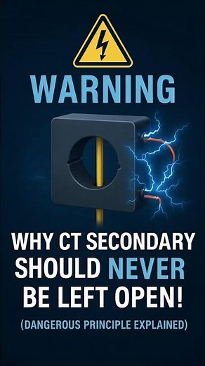 Why you should NEVER open a CT secondary | Electrical Safety Explained in 30 seconds