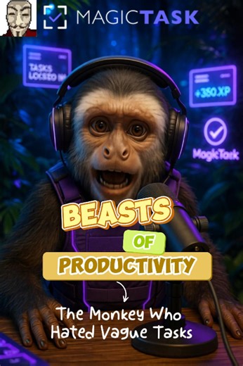 18 shares | “Bro, ‘Plan Stuff’ isn’t a task. It’s a trap.” This monkey just called out your entire to-do list  No more vague chaos. MagicTask helps you break it down, level up, and win daily.  #BeastsOfProductivity #MagicTask #GamifiedTasks #MonkeyMindset #TaskBoss #WorkSmarter #ActionableTasks #NoMoreMultitasking | MagicTask | Facebook
