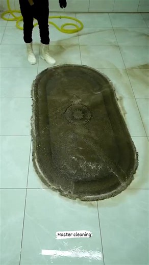 Deep Cleaning a High-End Persian Carpet Worth Thousands #soclean #asmr #satisfying #carpetcleaning #beforeafter #cleantok #fblifestyle | MasterCleaning