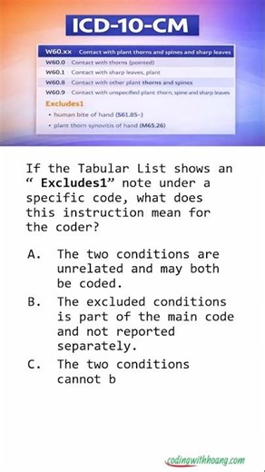 ICD-10-CM Rule You Must Know: Excludes1