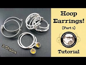 3 Simple Hoop Earring Designs #1: A Silversmithing Tutorial