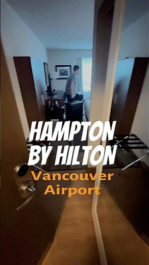 Eine Nacht: Hampton Inn by Hilton Vancouver Airport unser Zimmer + Frühstück | YourTravel.TV