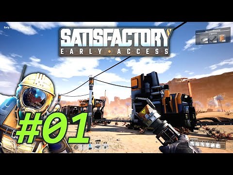 Rocky Desert Starting Location - Let's Play Satisfactory Update 3 Part 1