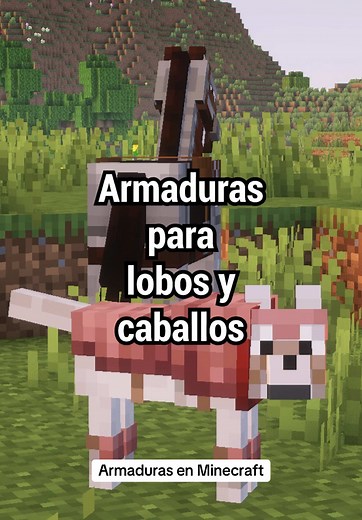Armaduras para Lobos y Caballos en Minecraft Explicadas