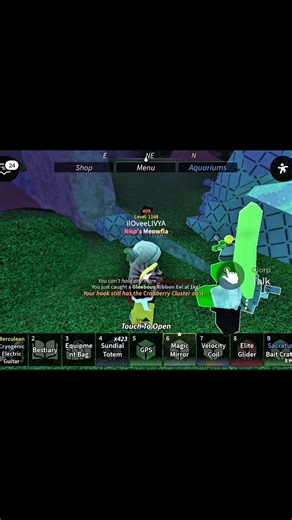 New rod blade of gloop 🗿 #fisch