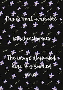 Seamless Purple Flower Patterns - Etsy